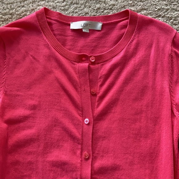 LOFT Long Sleeve Cardigan Sweater - Picture 4 of 6